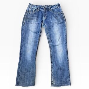 Rock & Roll Cowgirl Women's Blue Boot Cut Jeans